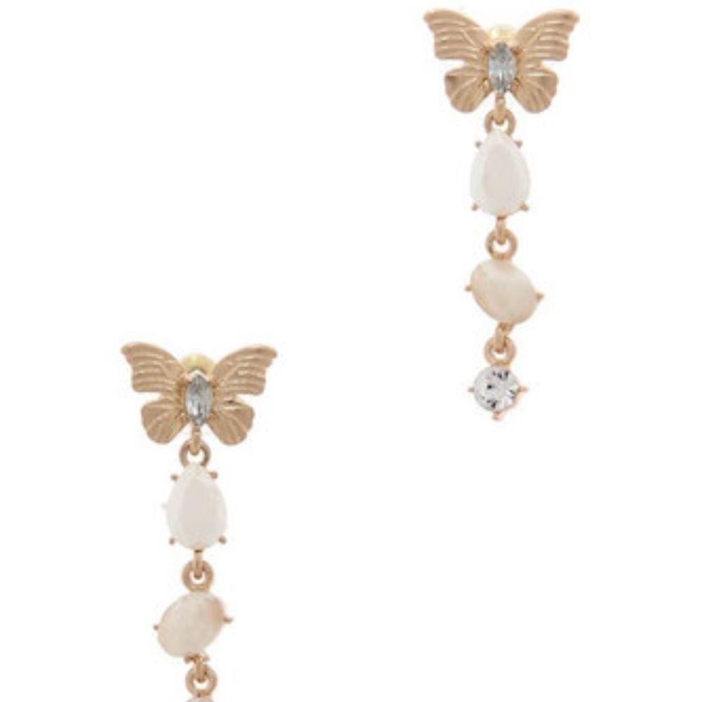 New! Golden‎ Butterly Drop Earrings